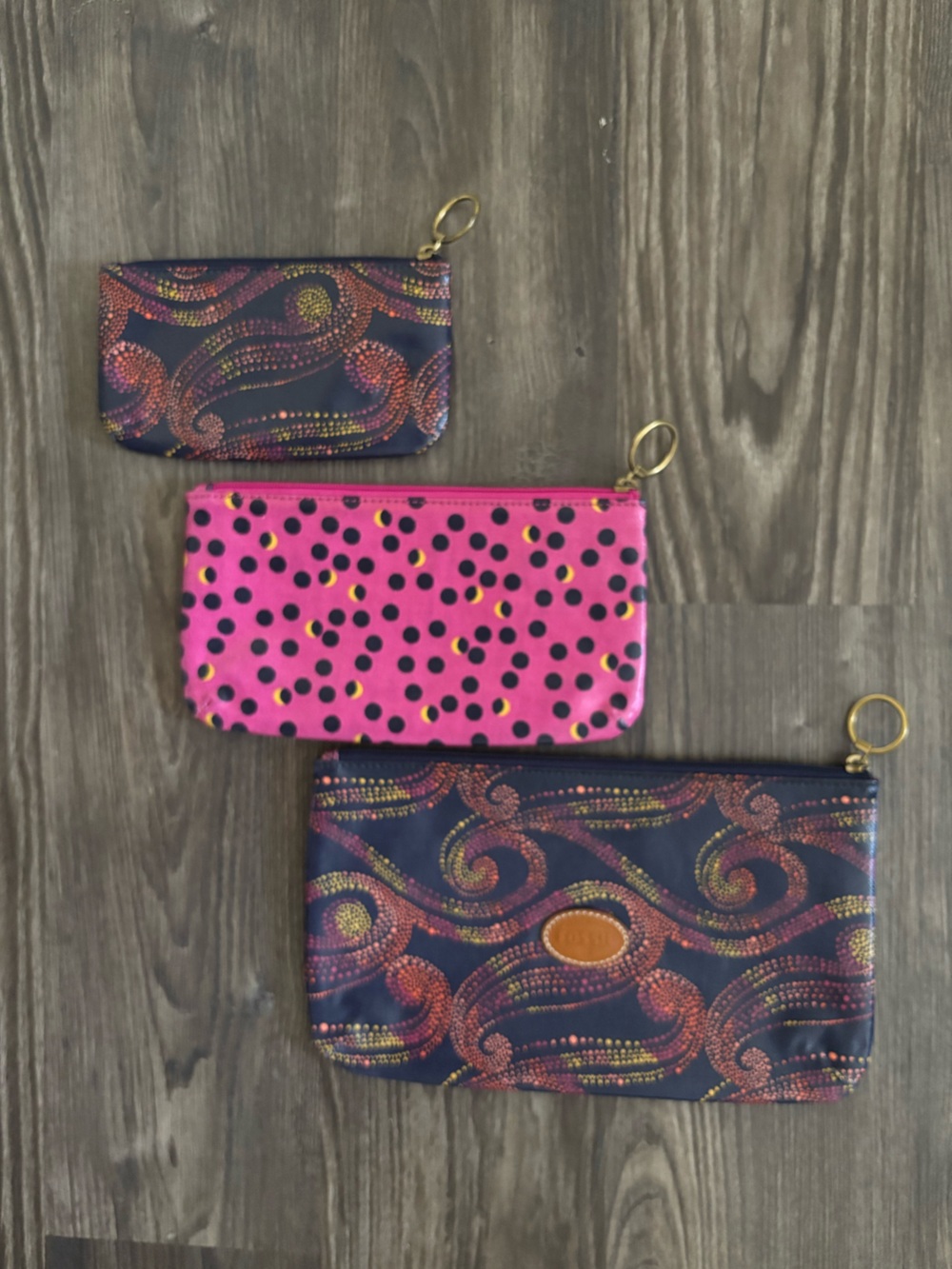 Fossil Key-per Zipper Pouch Set - 3 piece